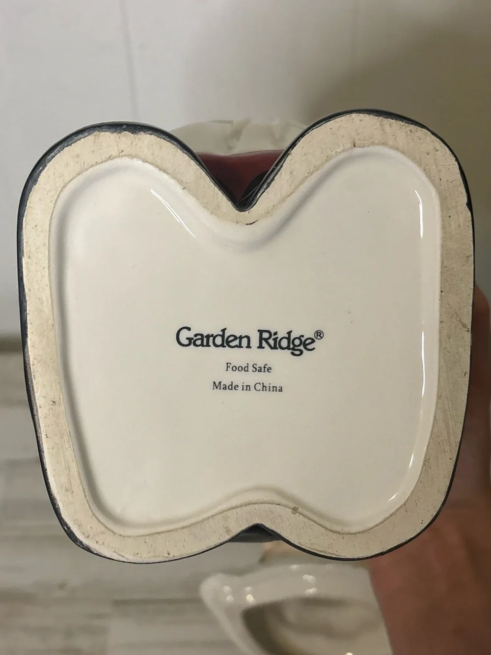 2000s Garden Ridge ‘Fat Chef’ Ceramic Food Safe Cookie Jar *Flawed*